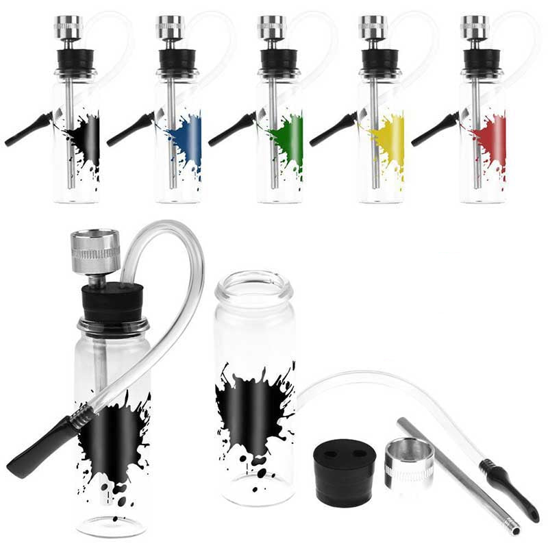 Clear Mini Glass Hookah Pipe